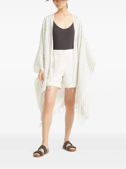 Striped Poncho