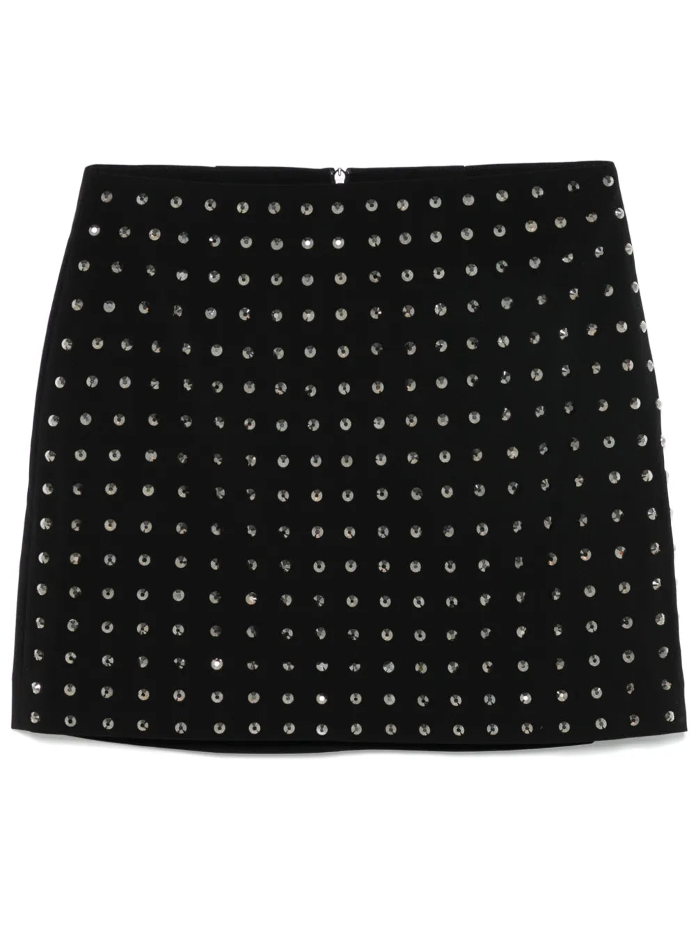 Large-Rhinestone Mini Skirt