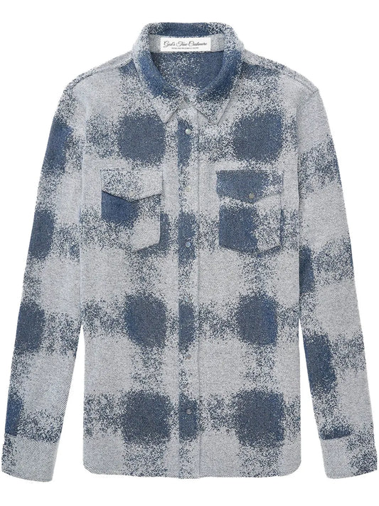 Patterned Cashmere Shirt