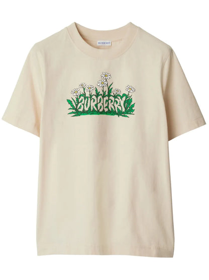 Daisy Logo Cotton T-Shirt