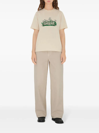 Daisy Logo Cotton T-Shirt