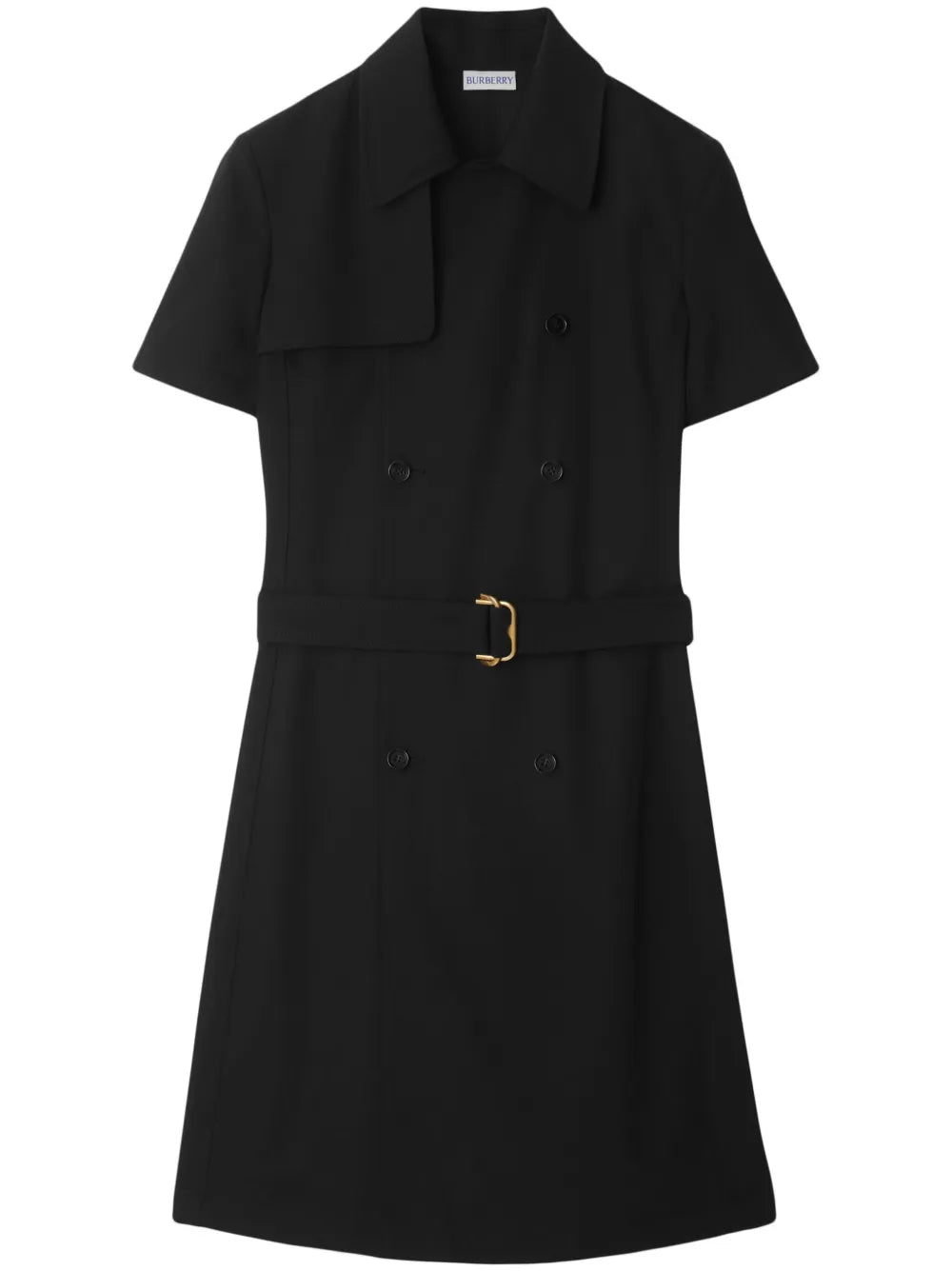 Belted Wool Minidress