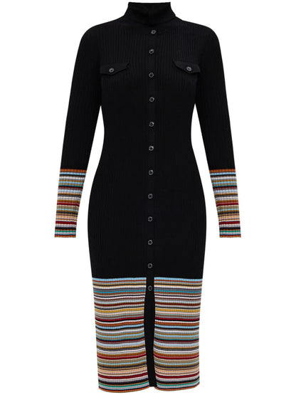 Striped Midi Dress
