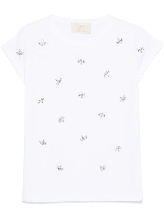 Crystal-Embellished T-Shirt