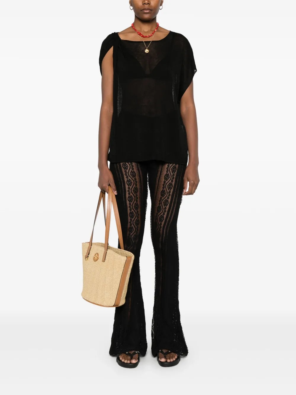 Twist-Detail Blouse