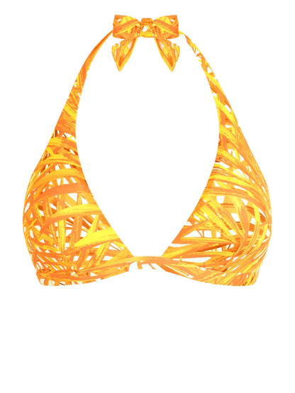 Palm Leaves Bikini Top
