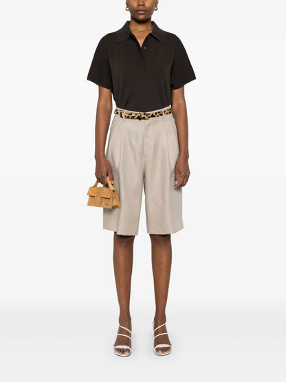Ribbed Polo Shirt