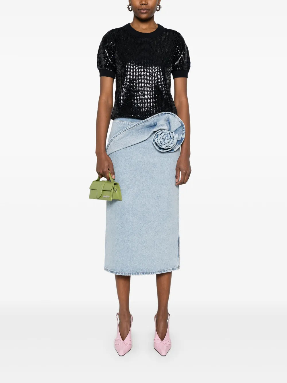 Sequin-Embellished T-Shirt