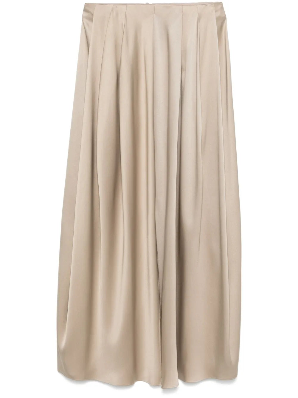 Pleated Maxi Skirt