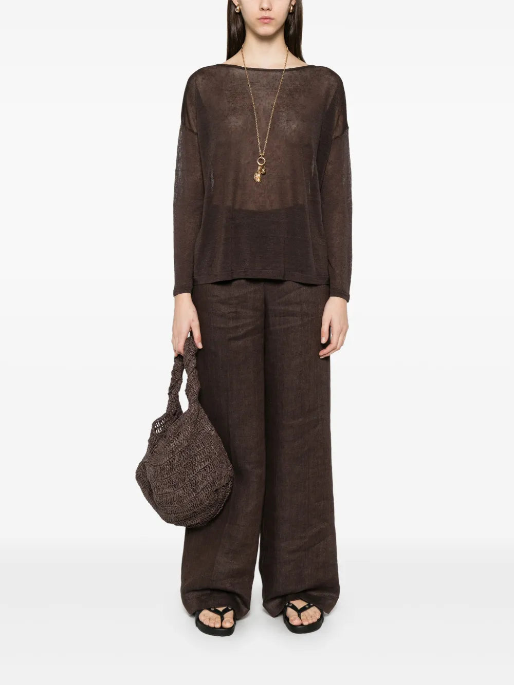 Boat-Neck Sweater