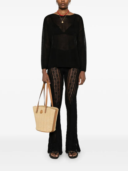 Fine-Knit Blouse