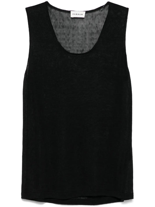 Fine-Knit Tank Top
