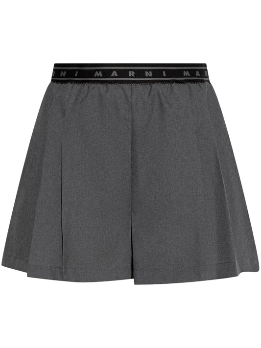 Pleated Shorts