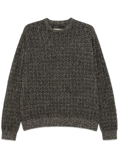 Herringbone-Pattern Sweater