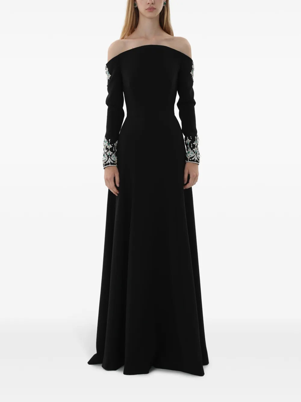 Crystal-Embellished Gown