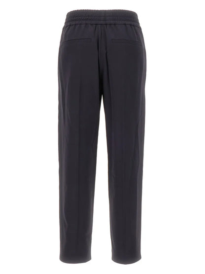 Elasticated-Waistband Trousers