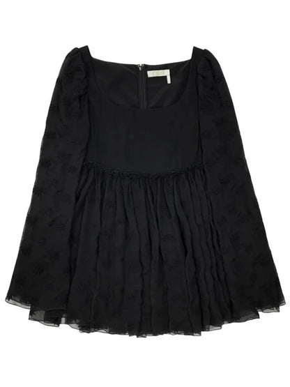 Embroidered Mini Dress