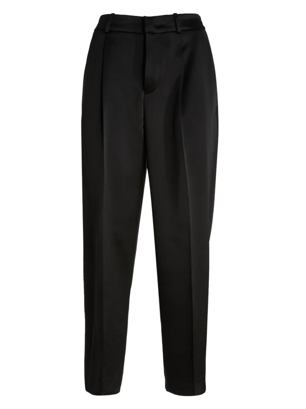 High-Waisted Tapered Trousers