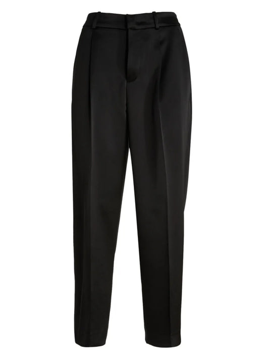 High-Waisted Tapered Trousers