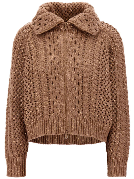 Cashmere-Blend Cardigan