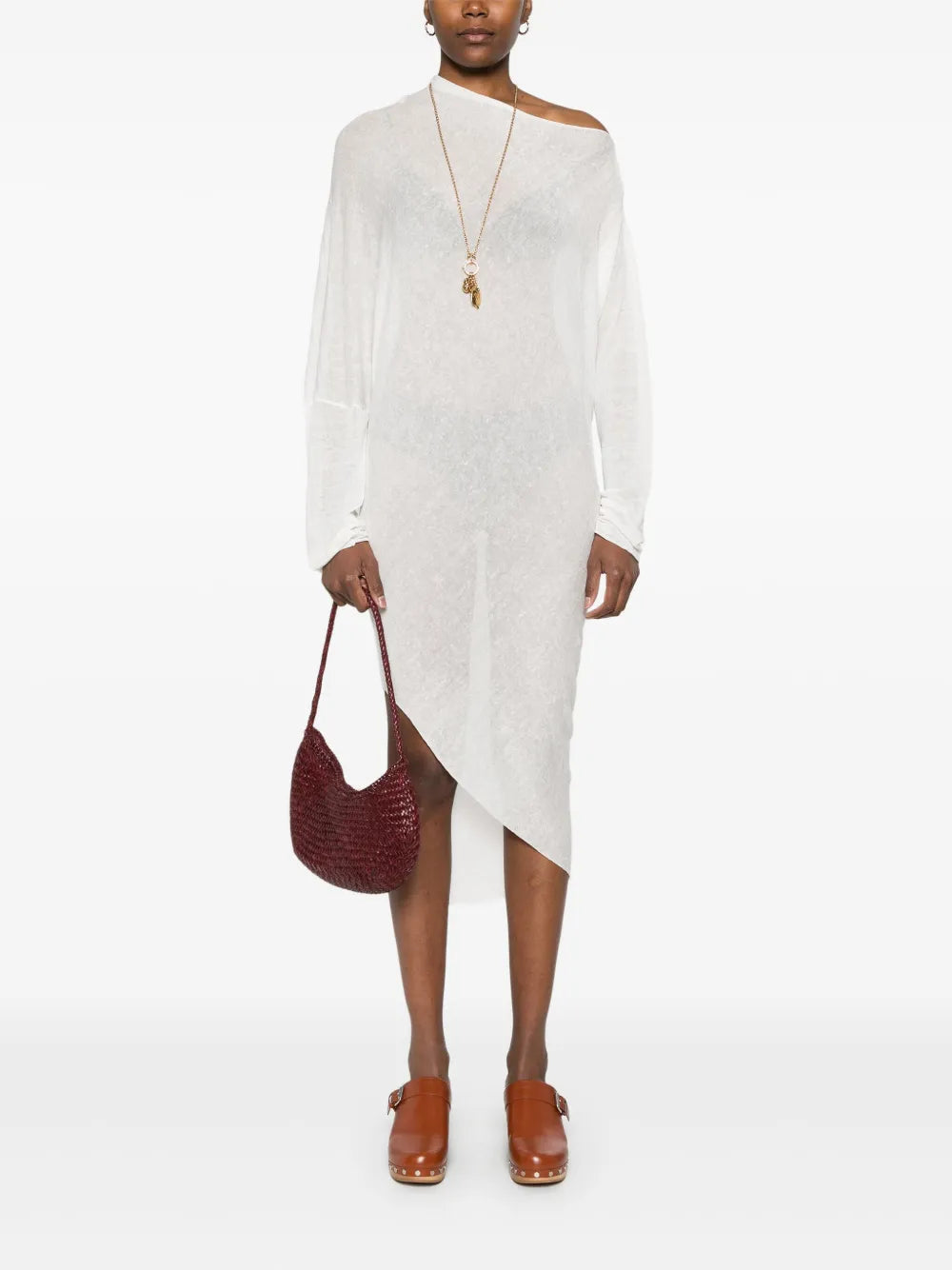 Asymmetric Midi Dress