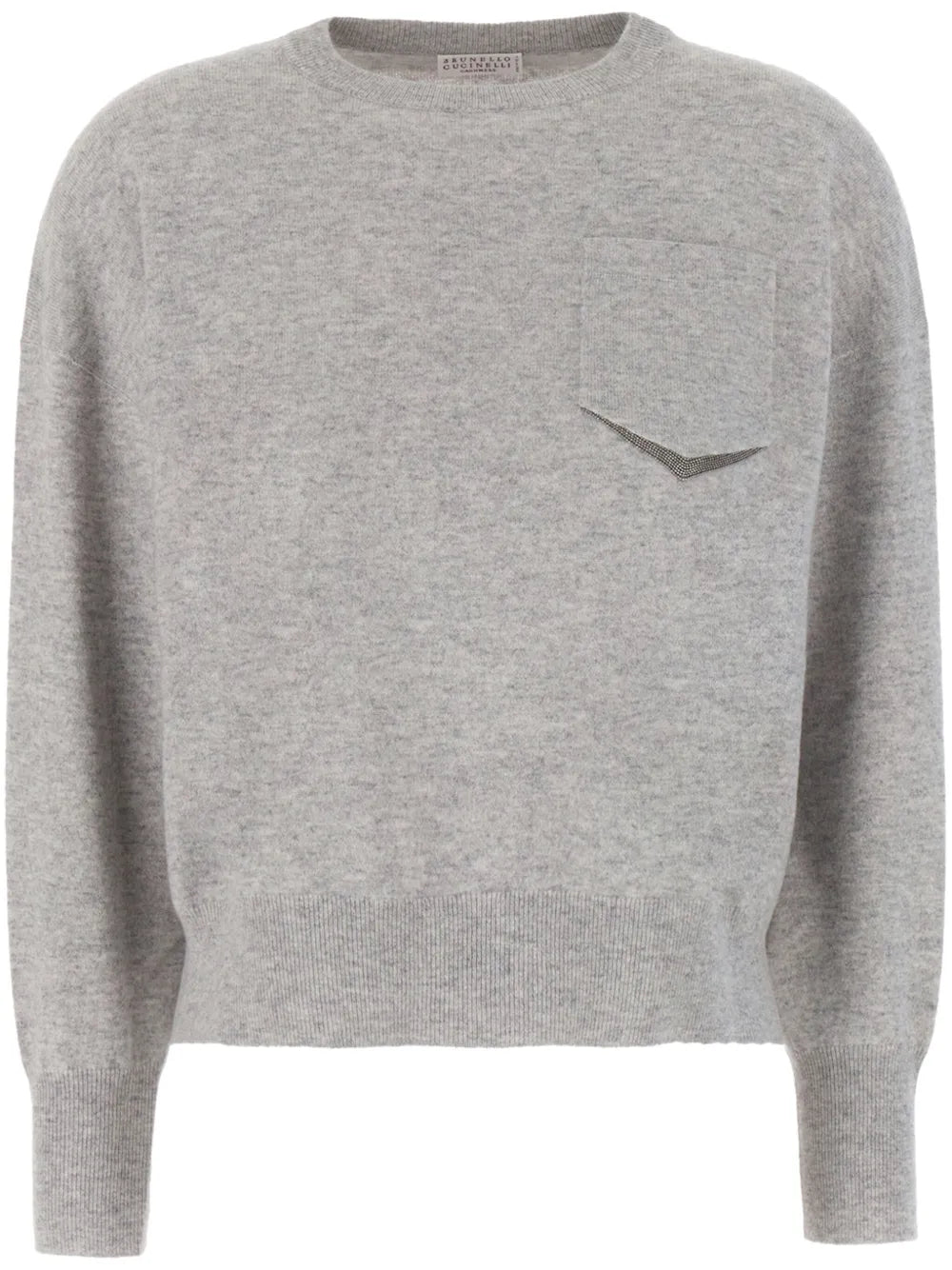 Bead-Detailed Cashmere Jumper