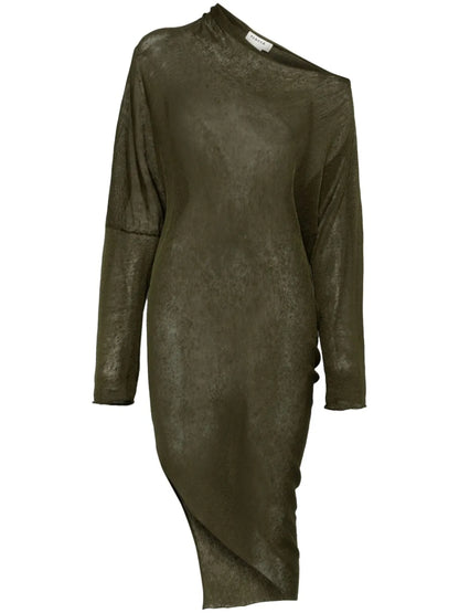 Asymmetric Midi Dress