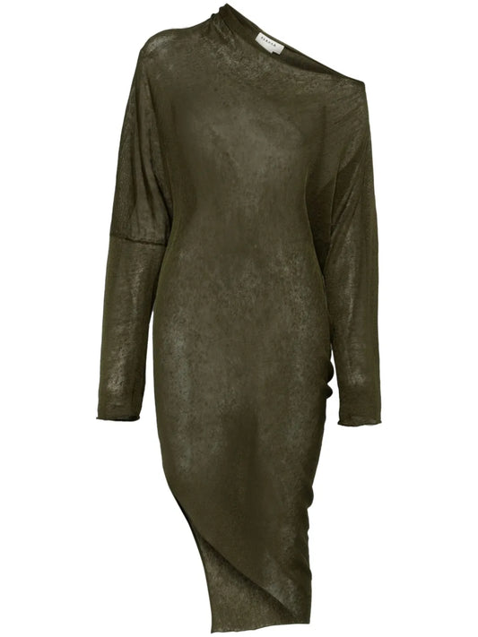 Asymmetric Midi Dress