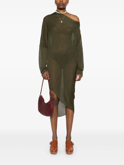 Asymmetric Midi Dress
