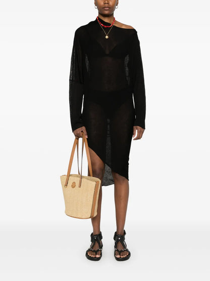 Asymmetric Midi Dress