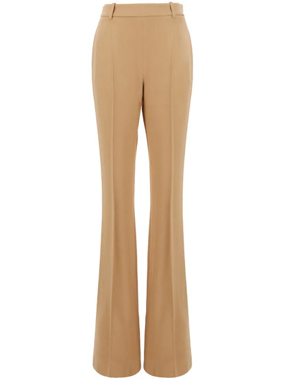 Pressed-Crease Wide Trousers