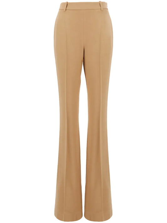 Pressed-Crease Wide Trousers