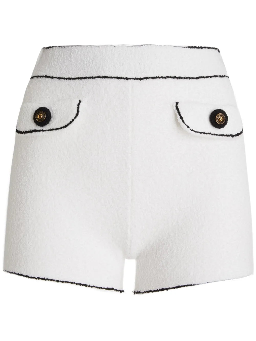 Contrasting-Trim Shorts