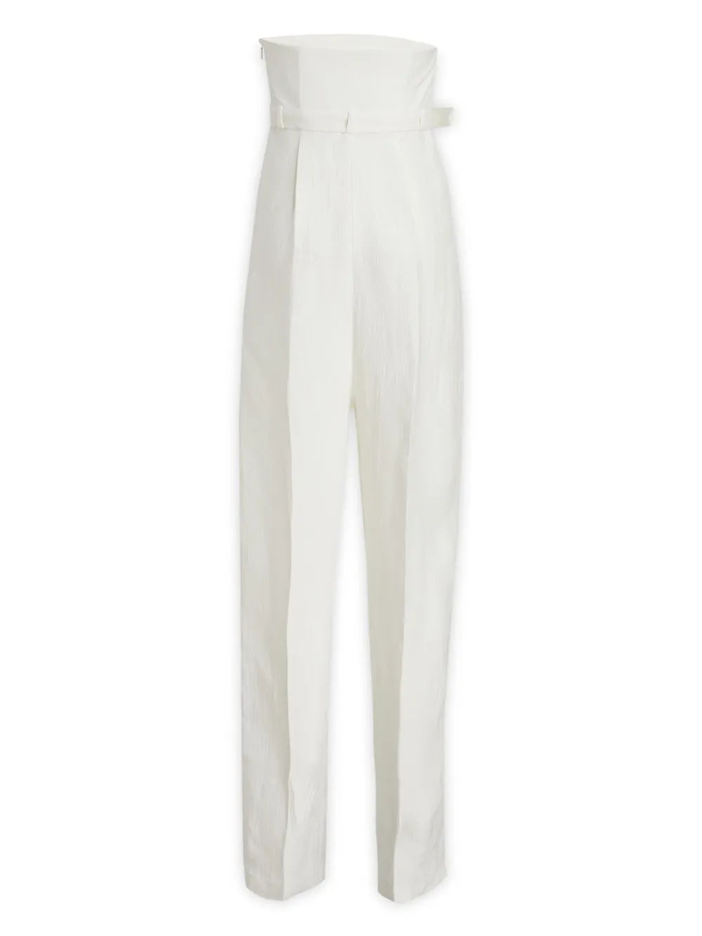 Belted Strapless Jumpsuit