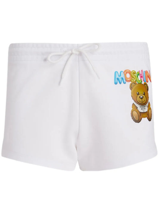 Bear-Print Shorts