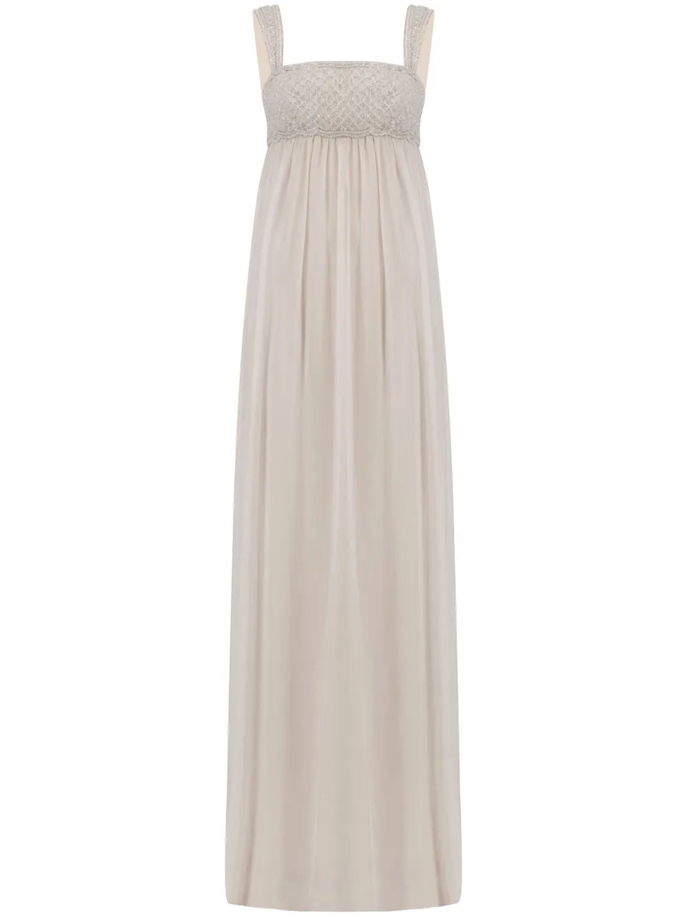 Crystal-Embellished Maxi Dress