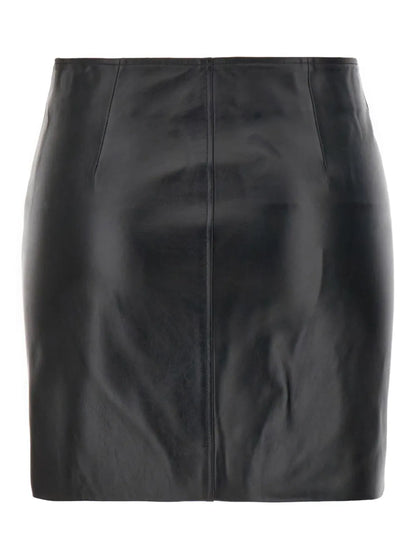 Jeanne Leather Skirt