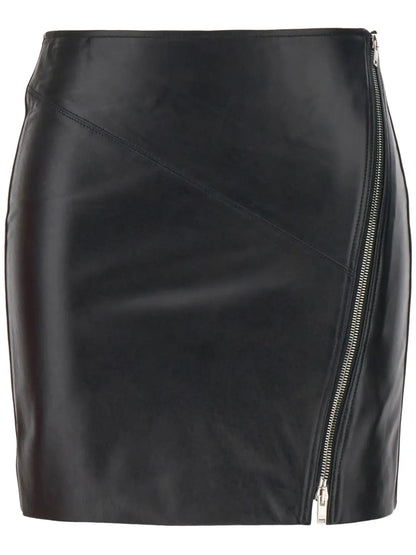 Jeanne Leather Skirt