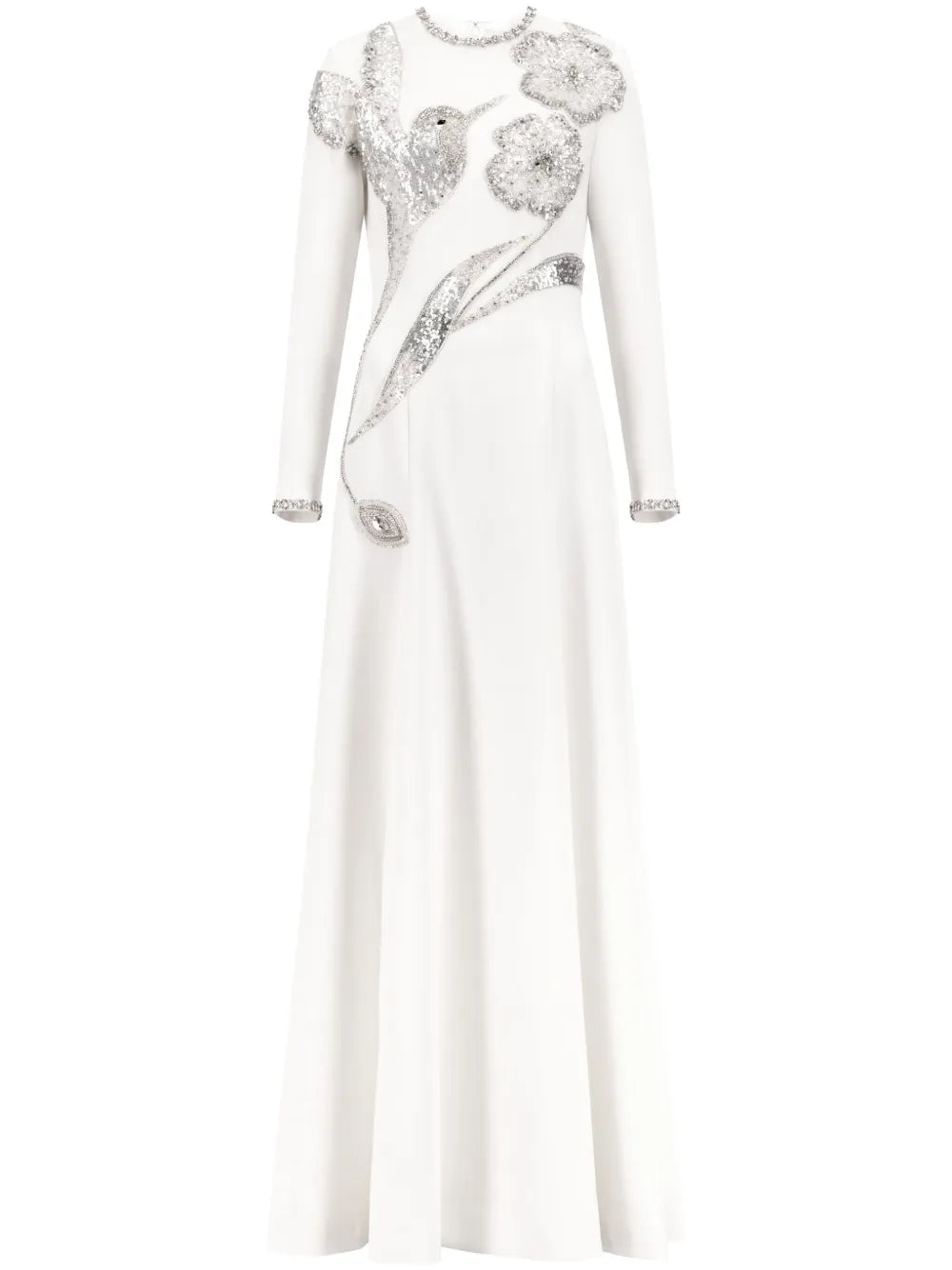 Crystal-Embellished Gown