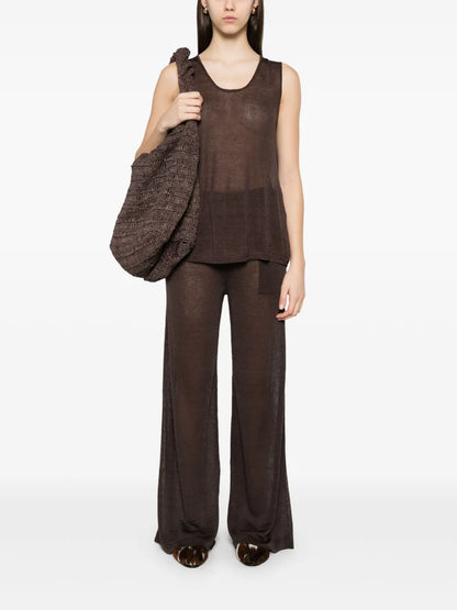 Knitted Palazzo Pants