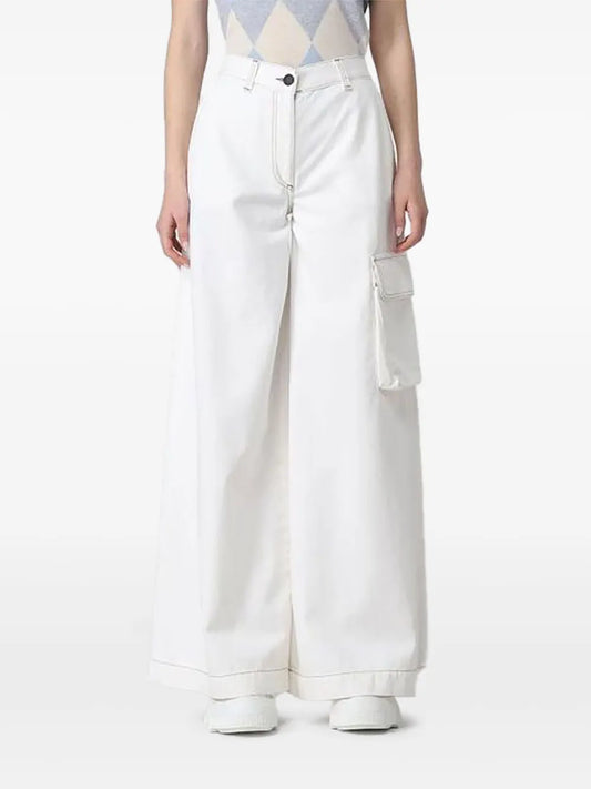 Wide-Leg Cargo Jeans