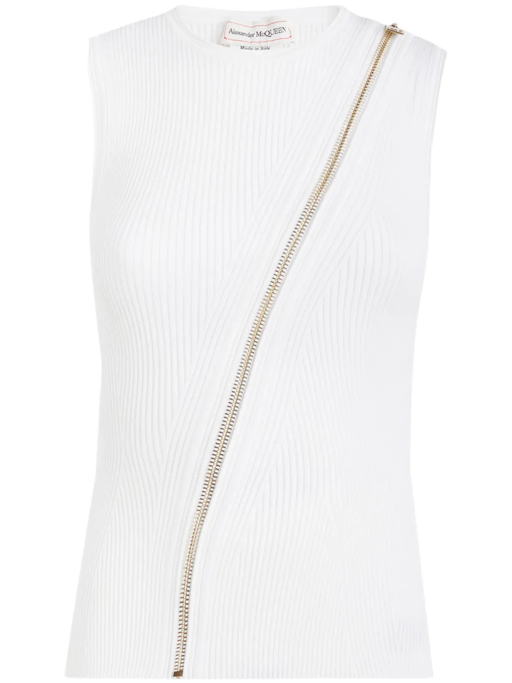 Zip-Detailing Vest