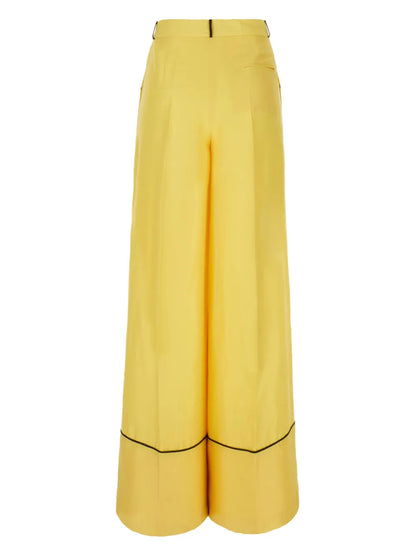 Silk Palazzo Trousers