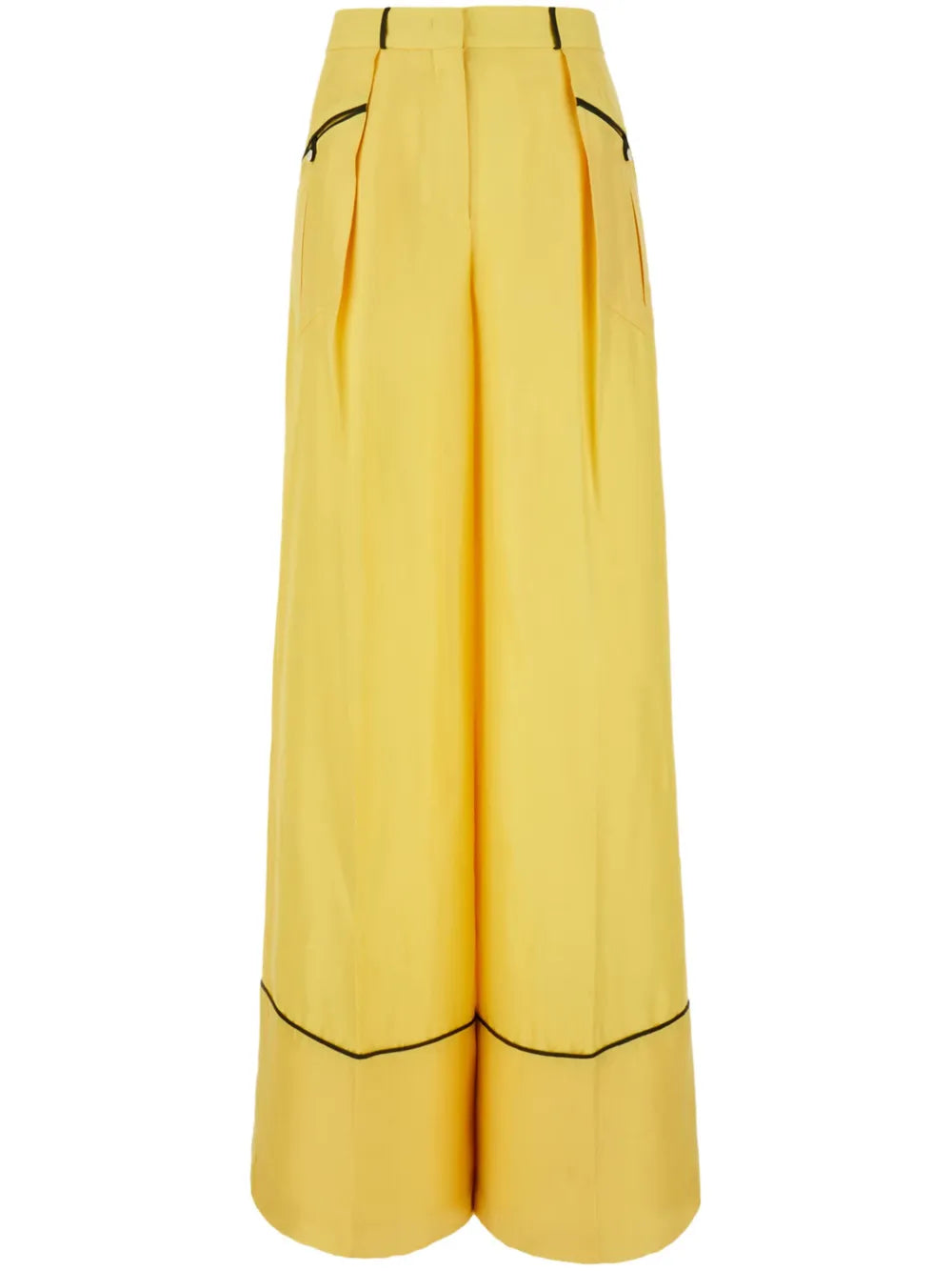 Silk Palazzo Trousers