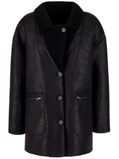 Faux-Shearling Reversible Jacket