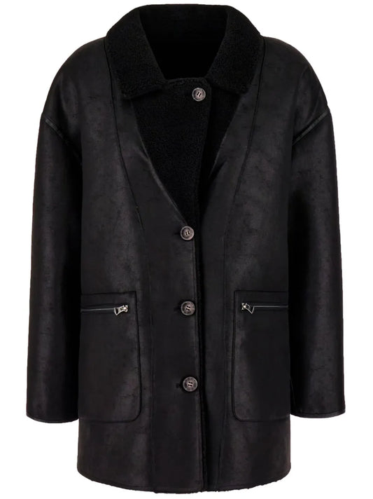 Faux-Shearling Reversible Jacket