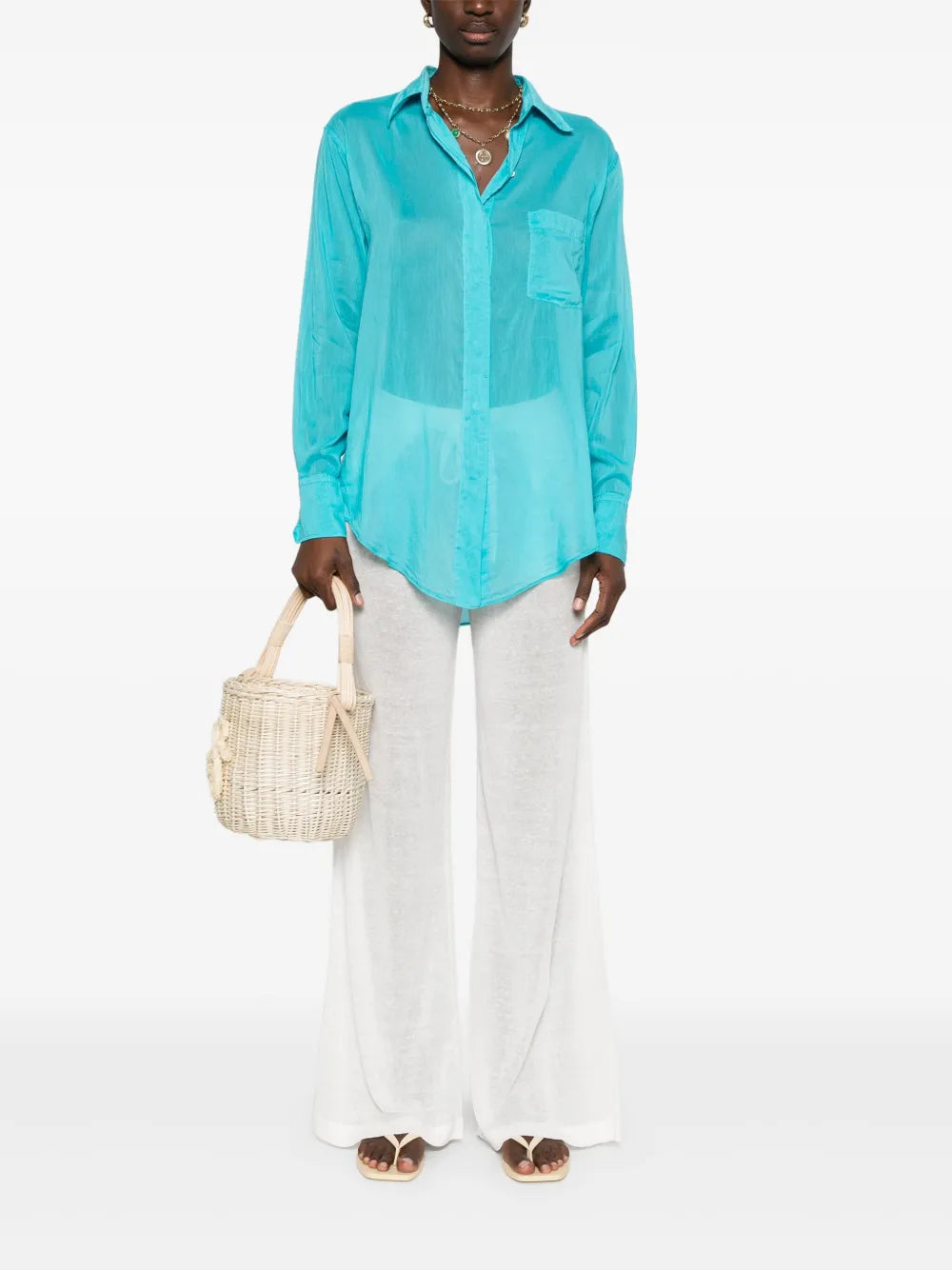 Fine-Knit Trousers