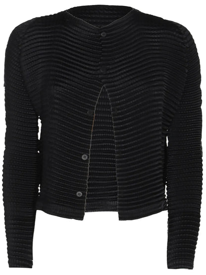Crew-Neck Cardigan