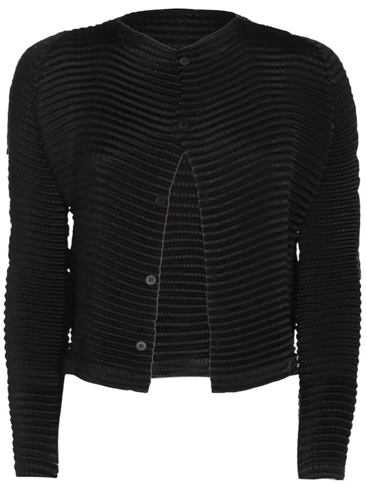 Crew-Neck Cardigan