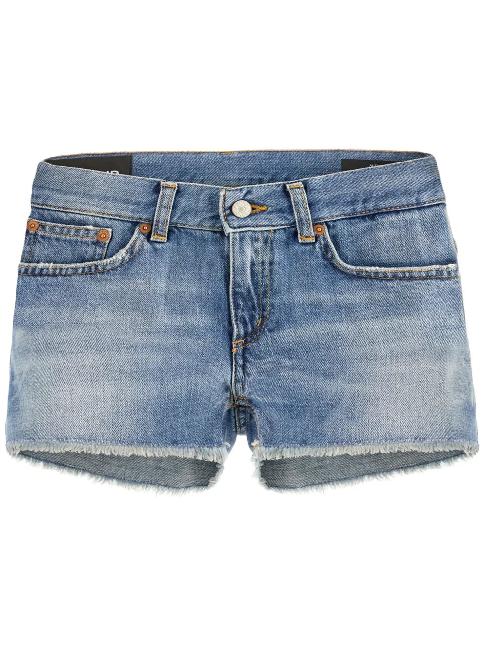 Logo-Plaque Denim Shorts